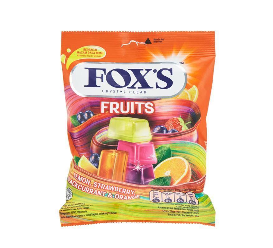 Fox Fruits Oval Candy - 125g