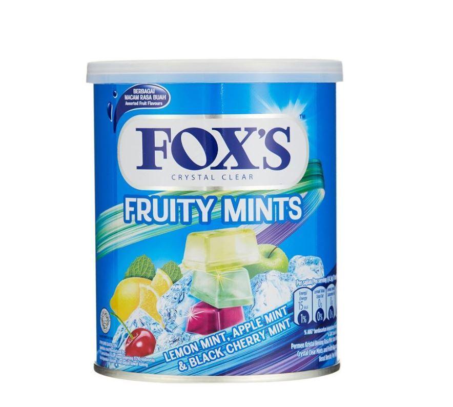 Fox Fruity Mint Candy, Tin - 180g