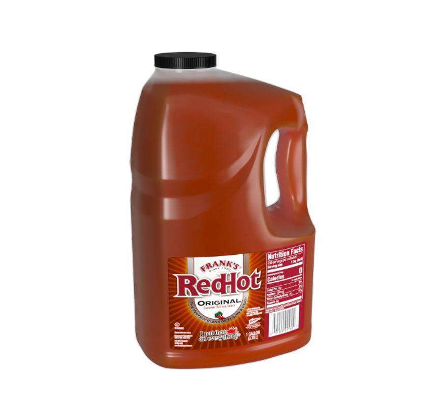 Franks Red Hot Cayenne Pepper - 1 Gallon