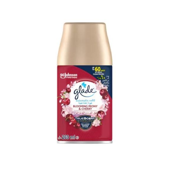 Glade Automatic Spray Refill, Blooming Peony & Cherry - 269 ml