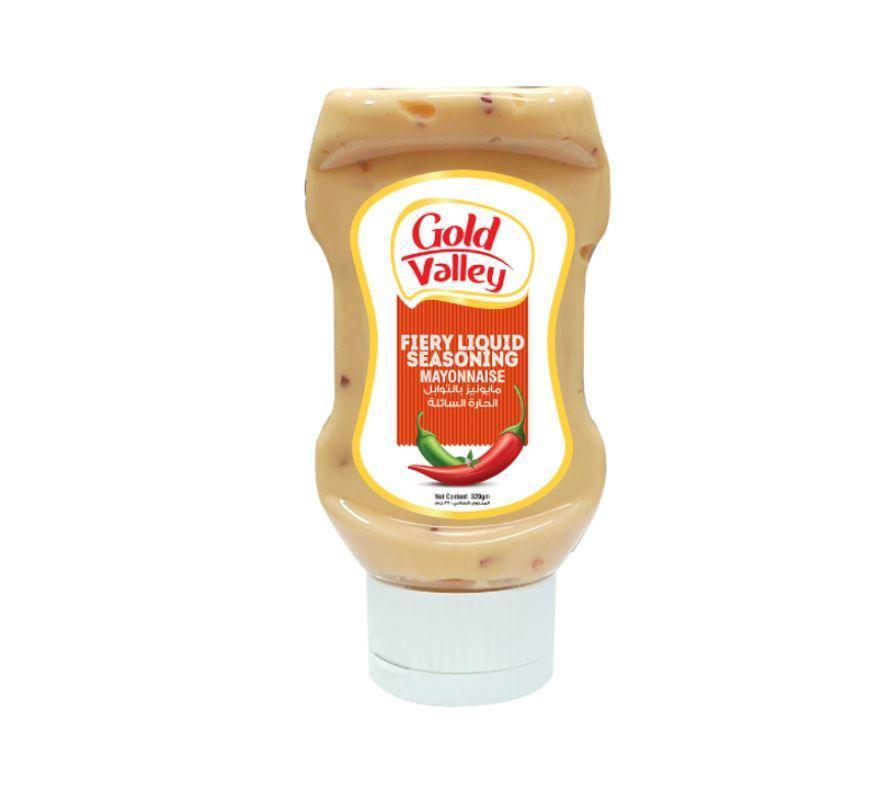 Gold Valley Mayonnaise, Fiery Liquid - 340g