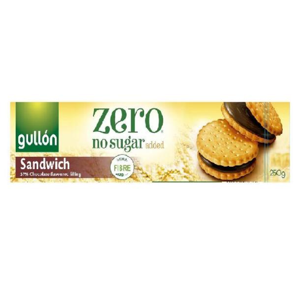 Gullon No Sugar Added Sandwich 37% Chocolate Flavoured Filling - 250g