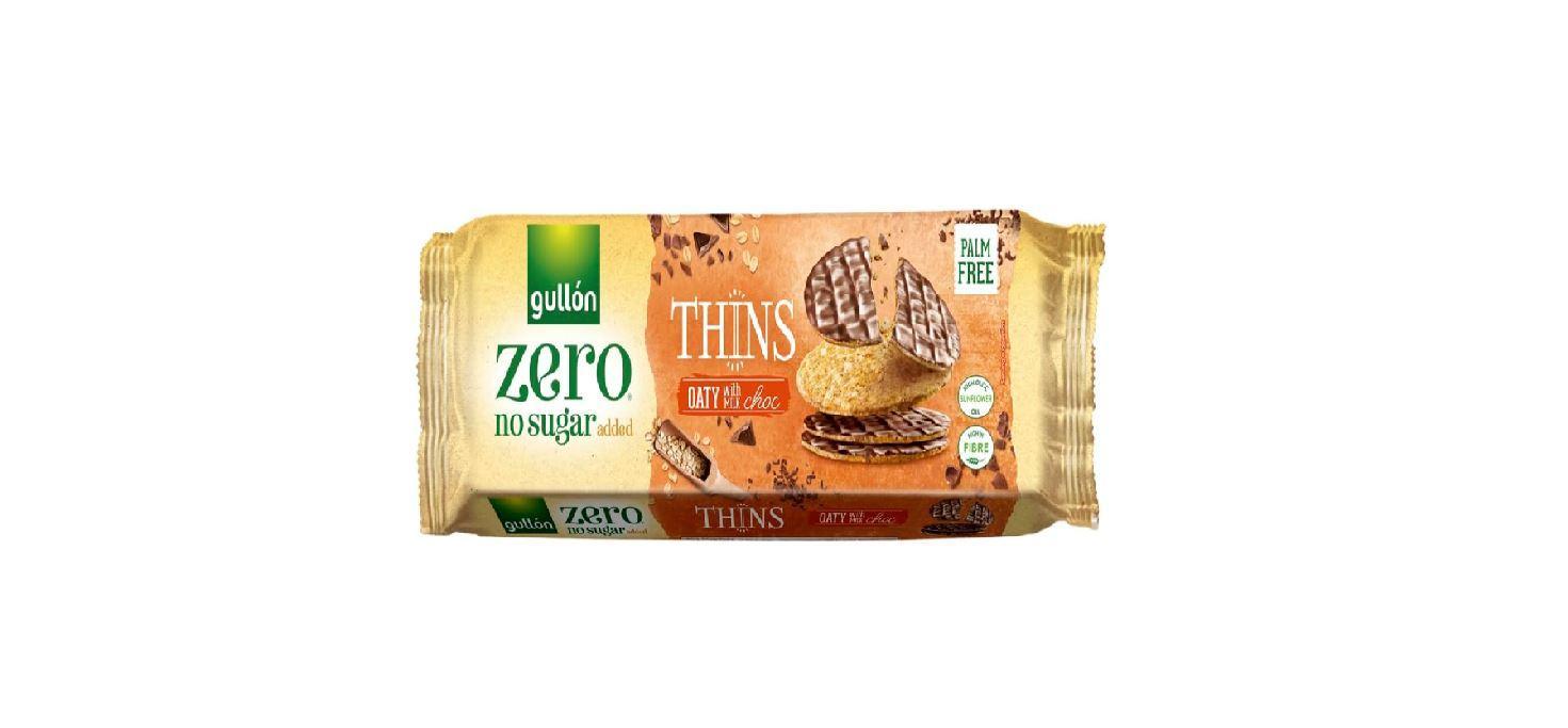 Gullon No Sugar Added Thins Oaty with Milk Choc - 150g