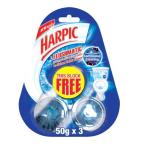 Harpic Flushmatic Toilet Rim Block Blue - 50g (Pack of 3)