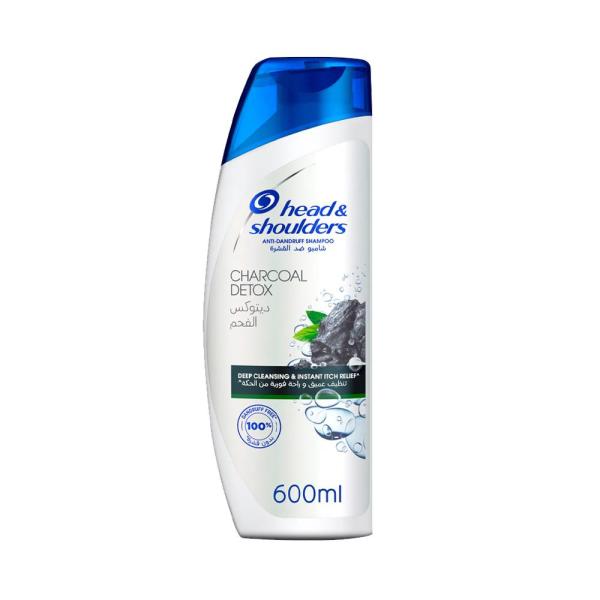 Head and Shoulders Charcoal Detox Anti-Dandruff Shampoo - 600 ml