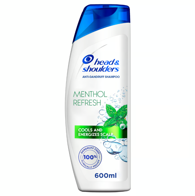 Head and Shoulders Menthol Refresh Anti-Dandruff Shampoo - 600 ml