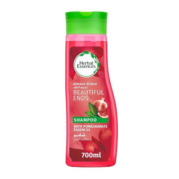 Herbal Essences Beautiful Ends Split End Protection Shampoo with Juicy Pomegranate Essences - 700 ml