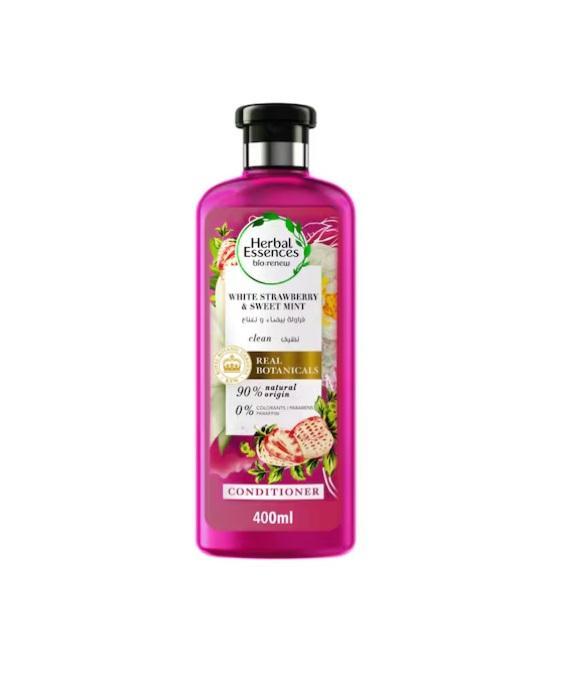 Herbal Essences Renew Natural Conditioner With White Strawberry And Sweet Mint - 400 ml