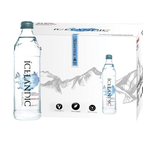 Icelandic Glacial Natural Spring Alkaline Water, PET - 330 ml