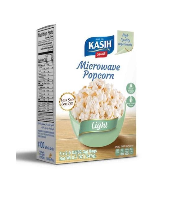 Kasih Microwave Popcorn Light, 3 Bags of 76.3g - 228g