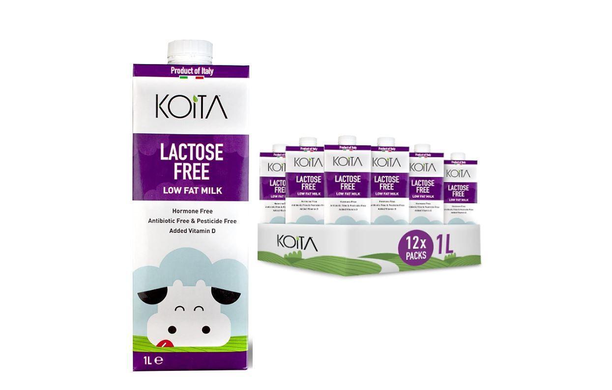 Koita Lactose-Free, Low Fat Milk - 1 Liter