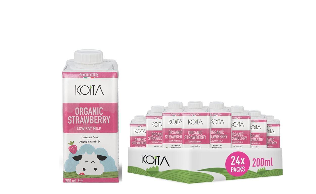 Koita Organic Milk Strawberry - 200 ml