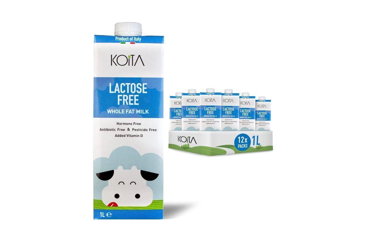 Koita Lactose-Free, Whole Fat Milk - 1 Liter