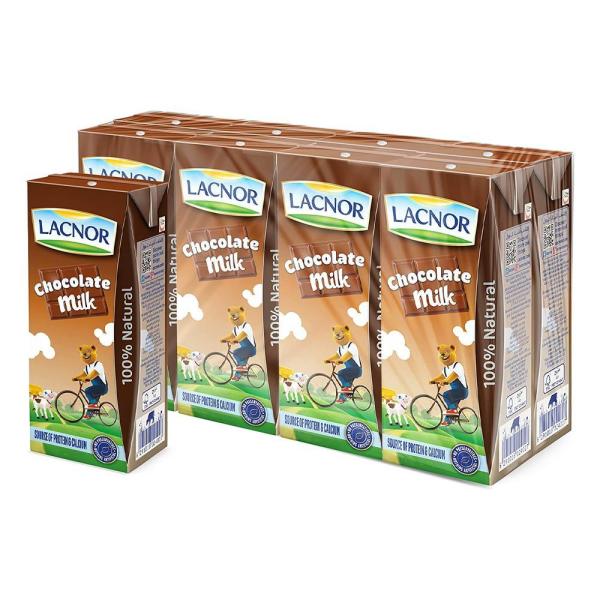 Lacnor Chocolate Flavoured Milk - 180 ml