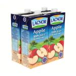 Lacnor Essentials Apple Juice - 1 Liter x 4