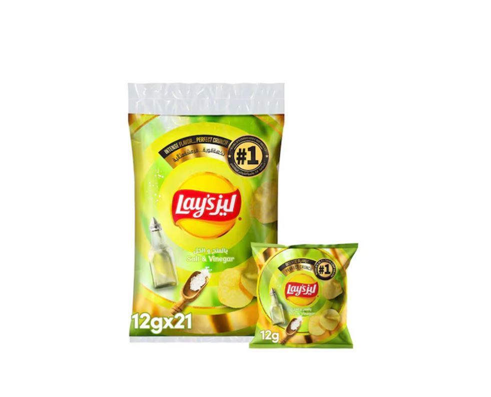 Lay's Chips, Salt & Vinegar - 12g