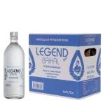 Legend of Baikal Mineral Sparkling Water, Glass Bottle - 500 ml