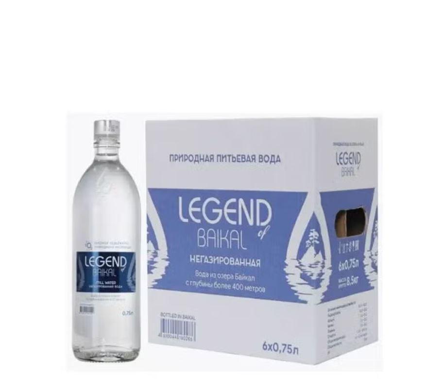 Legend of Baikal Mineral Still Water, Glass Bottle - 750 ml