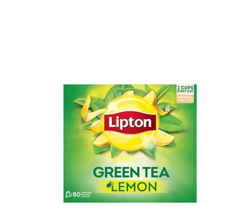 Lipton Green Tea with Lemon - 50 bags