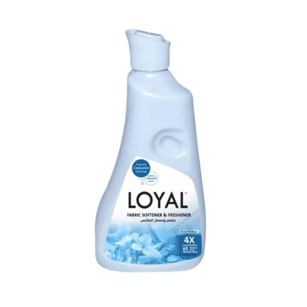 Loyal Fabric Softener, Blue Petals - 750 ml