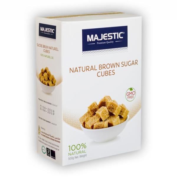 Majestic Brown Sugar Cube - 500g