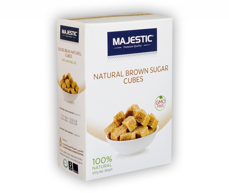 Majestic Brown Sugar Cube - 500g