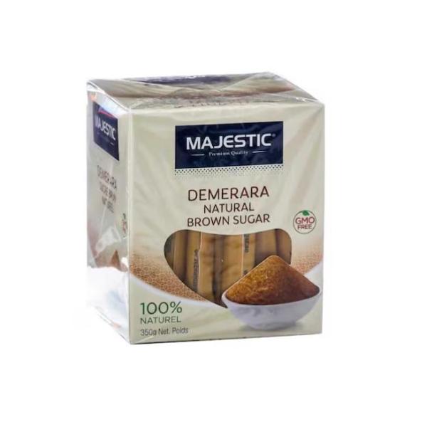 Majestic Demerara Brown Sugar Sticks - 350g