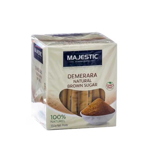 Majestic Demerara Brown Sugar Sticks - 350g