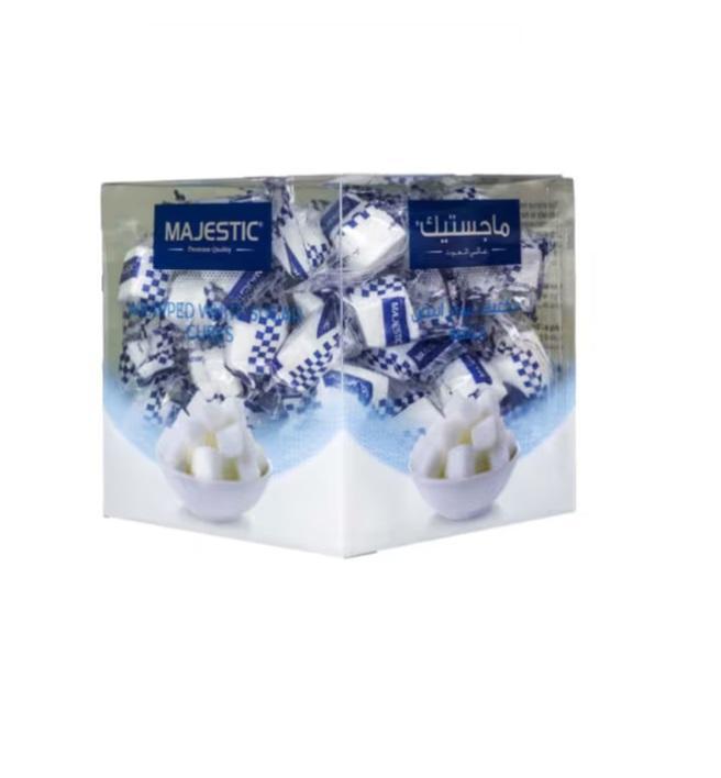 Majestic Wrapped White Sugar Cube - 400g