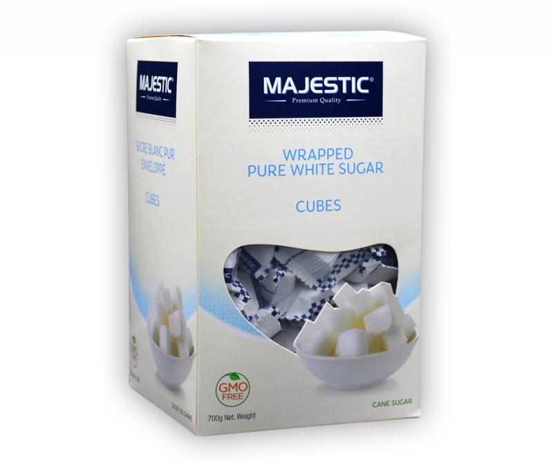 Majestic Wrapped White Sugar Cube - 700g