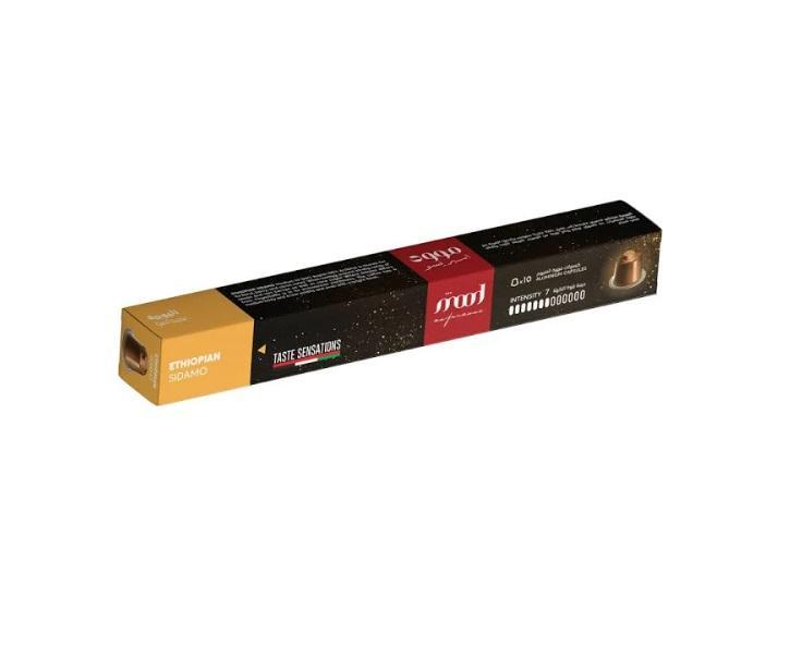 Mood Espresso, Ethiopian Sidamo Aluminum Nespresso Capsules Intensity 7 - 5.2g