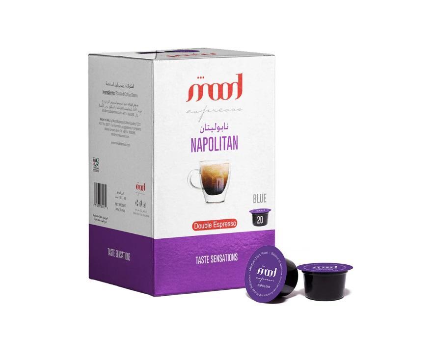 Mood Espresso, Napolitan Medium Roast Lavazza Blue Capsules Intensity 10