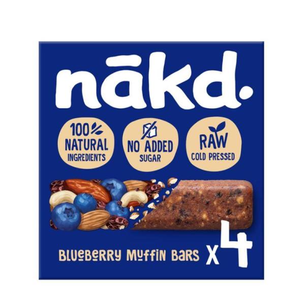 NAKD Blueberry Muffin Bar - 35g (Pack of 4)