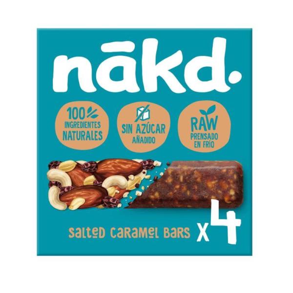 NAKD Salted Caramel Bar - 35g (Pack of 4)