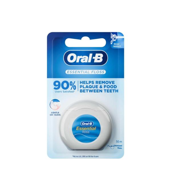 Oral-B Essential Floss Unwaxed - 50m