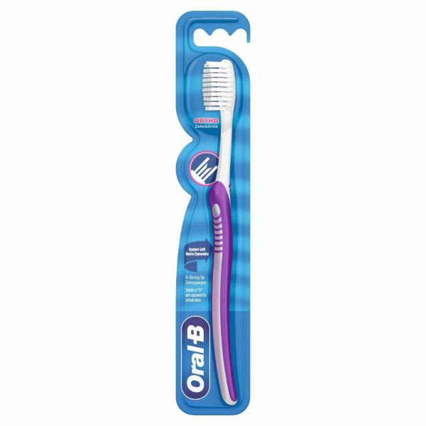 Oral-B Pro-Expert Ortho Orthodontic 35 Soft Manual Toothbrush, Assorted Colors