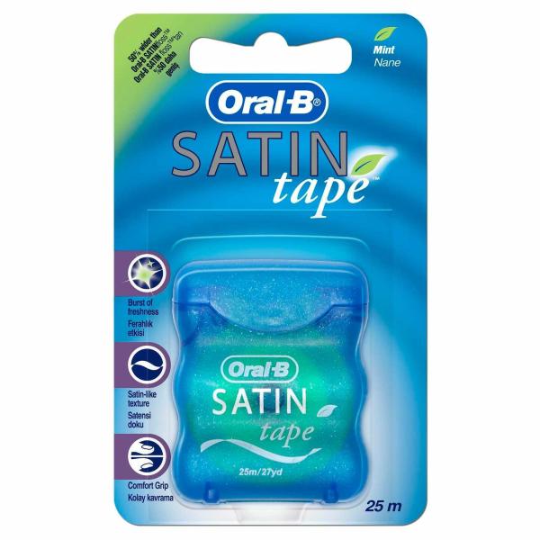 Oral-B Satin Tape Floss Mint - 25m