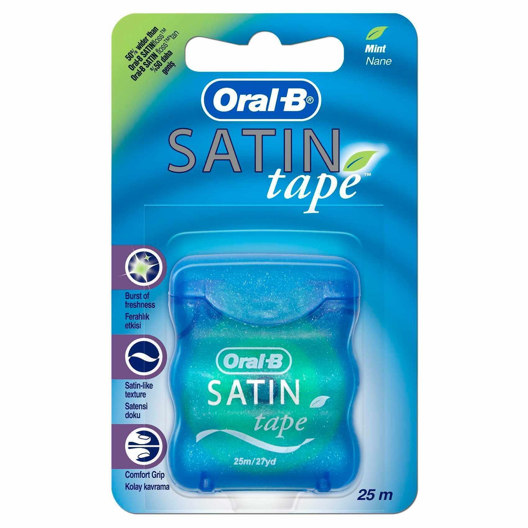 Oral-B Satin Tape Floss Mint - 25m