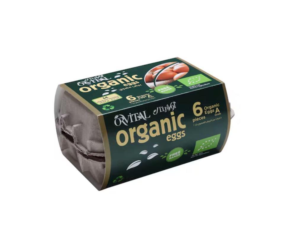 Orvital Organic Eggs - 6 pcs