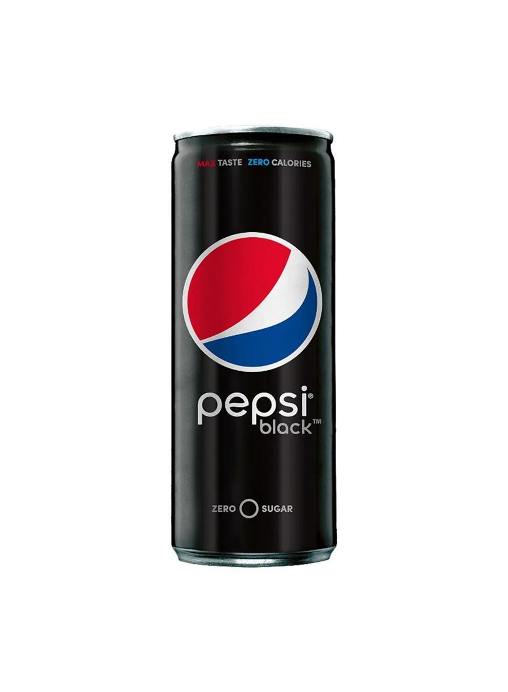 Pepsi Black Zero Sugar, Can - 300 ml