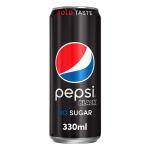 Pepsi Black Zero Sugar, Can - 330 ml