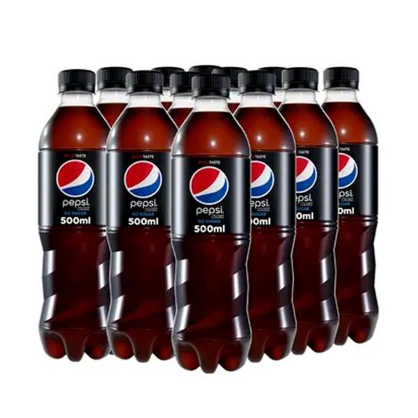 Pepsi Black Zero Sugar, PET Bottle - 500 ml