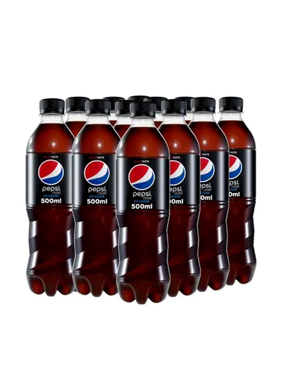 Pepsi Black Zero Sugar, PET Bottle - 500 ml