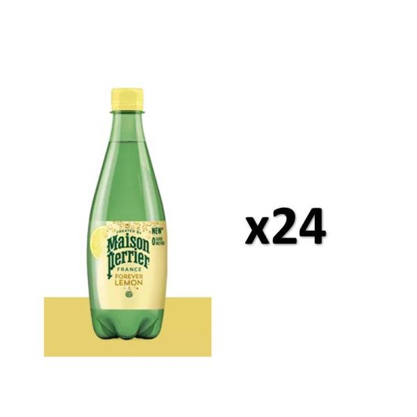 Perrier Water Lemon Flavor, PET Bottle - 500 ml