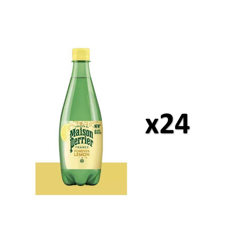 Perrier Water Lemon Flavor, PET Bottle - 500 ml