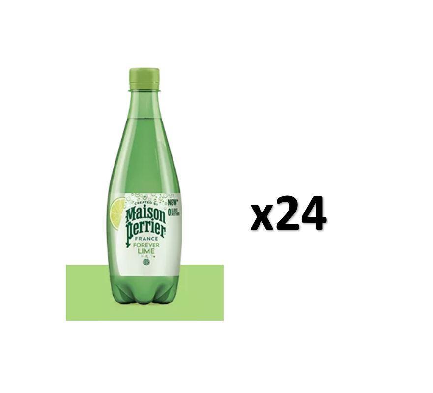 Perrier Water Lime Flavor, PET Bottle - 500 ml