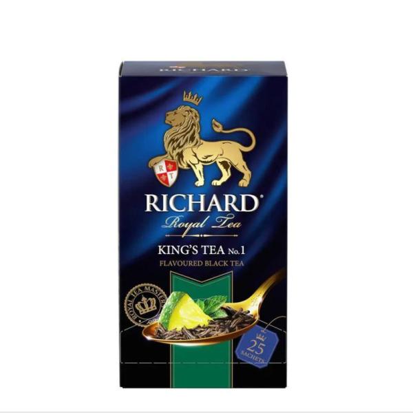 Richard King's Tea ?1, Flavoured Black Tea in Sachets - 25 Tea Bags