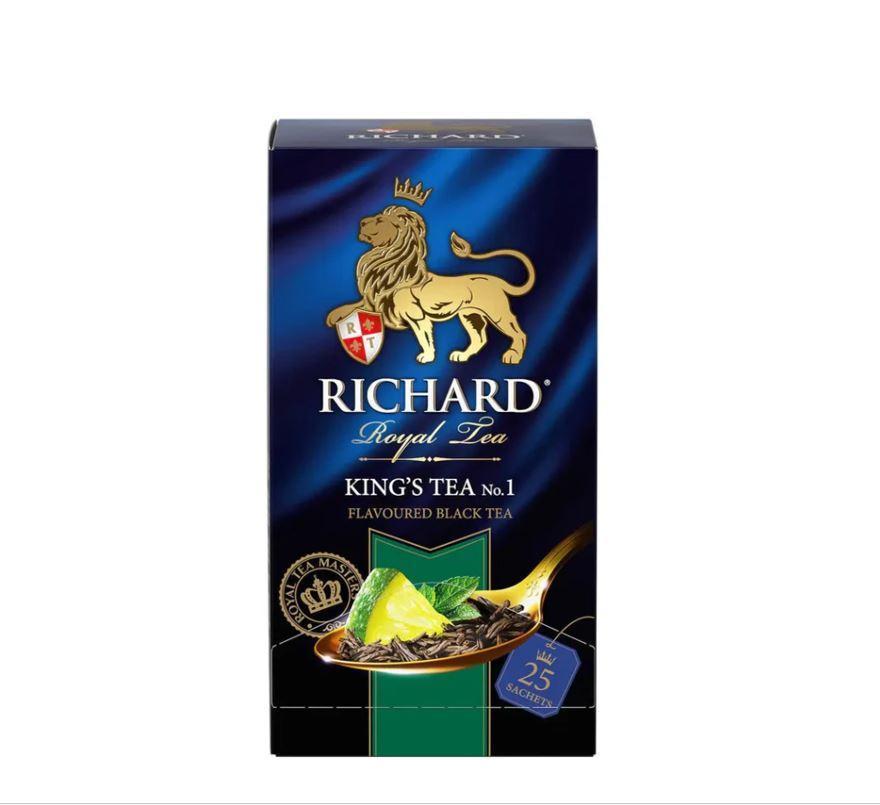 Richard King's Tea ?1, Flavoured Black Tea in Sachets - 25 Tea Bags