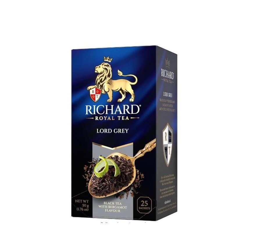 Richard Lord Grey, Black Tea in Sachets - 25 Tea Bags