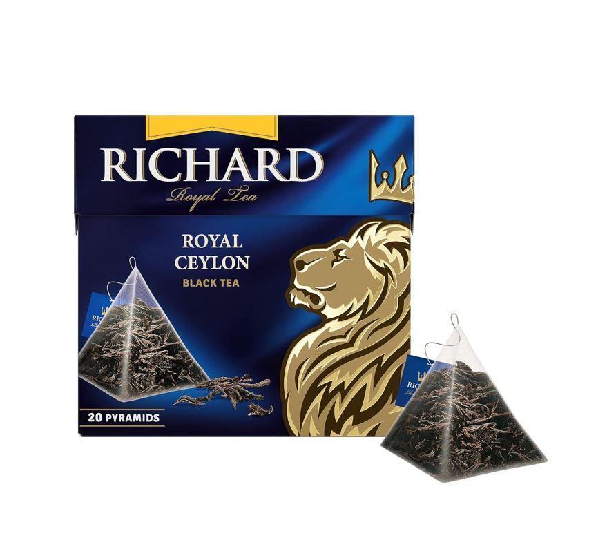 Richard Royal Ceylon, Ceylon Black Tea - 20 Pyramid Tea Bags